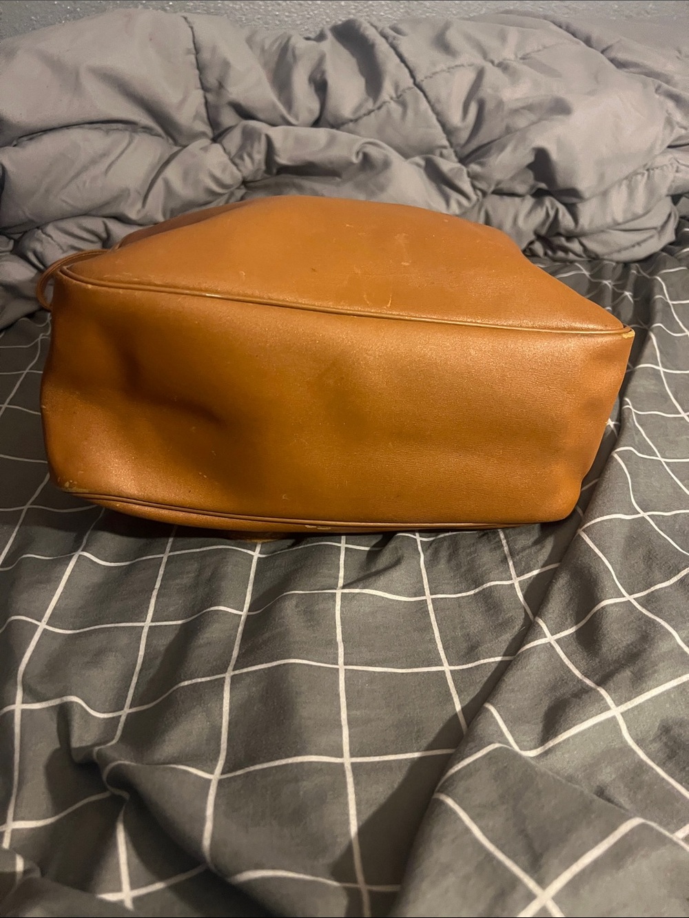 Longchamp Brown Leather Shoulder Tote - Timeless Everyday Bag - Picture 12 of 16